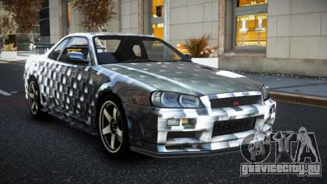 Nissan Skyline R34 JML S12 для GTA 4