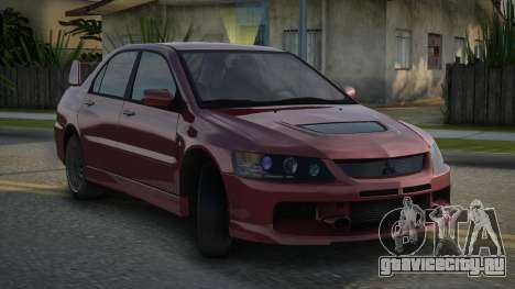 Mitsubishi Lancer Evolution IX MR Edition [RHA] для GTA San Andreas