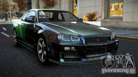 Nissan Skyline R34 JML S11 для GTA 4