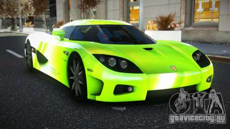 Koenigsegg CCX Rascvi S8 для GTA 4