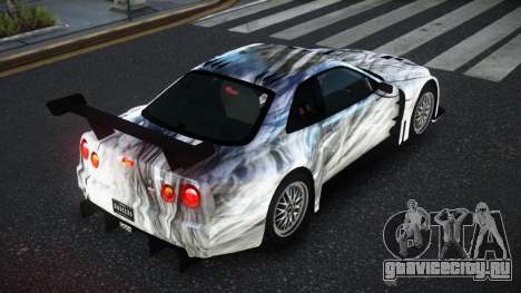 Nissan Skyline R34 YHL S4 для GTA 4