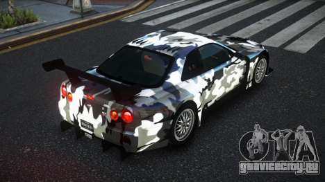 Nissan Skyline R34 YHL S6 для GTA 4