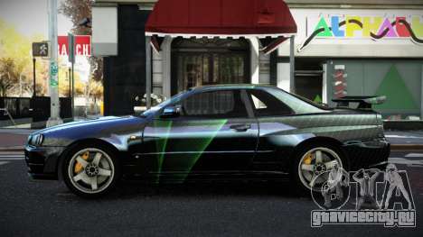 Nissan Skyline R34 JML S11 для GTA 4