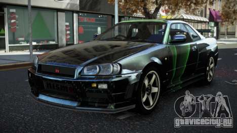 Nissan Skyline R34 JML S11 для GTA 4