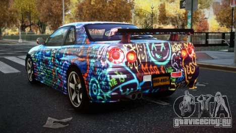 Nissan Skyline R34 JML S3 для GTA 4