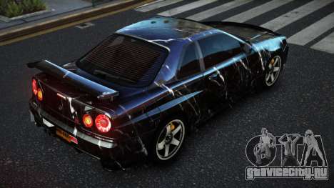 Nissan Skyline R34 JML S8 для GTA 4