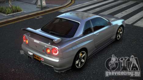 Nissan Skyline R34 JML для GTA 4