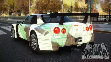 Nissan Skyline R34 YHL S9 для GTA 4