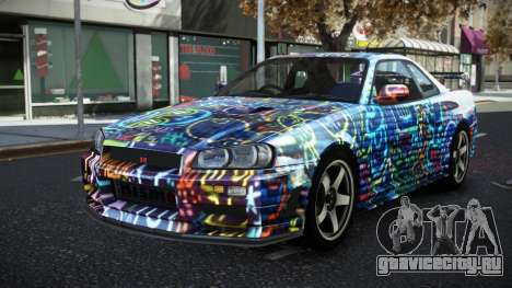 Nissan Skyline R34 JML S3 для GTA 4