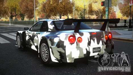 Nissan Skyline R34 YHL S6 для GTA 4