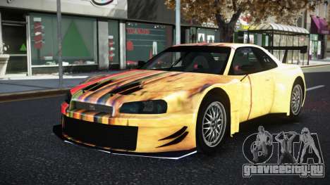 Nissan Skyline R34 YHL S11 для GTA 4