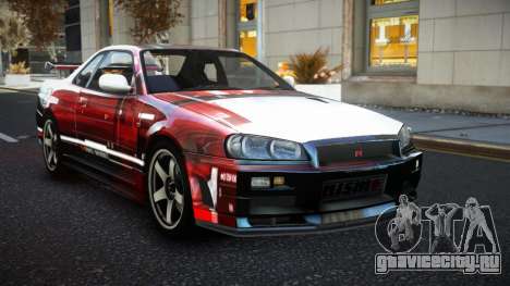 Nissan Skyline R34 JML S9 для GTA 4