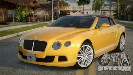 Bentley Continental GT Vinla для GTA San Andreas