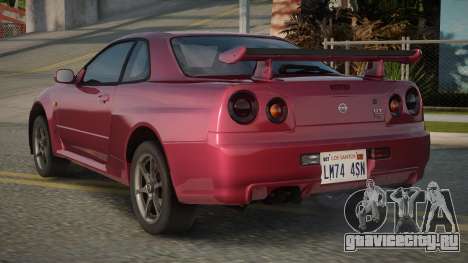 Nissan Skyline R34 GT-R V-Spec для GTA San Andreas