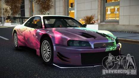 Nissan Skyline R34 YHL S3 для GTA 4