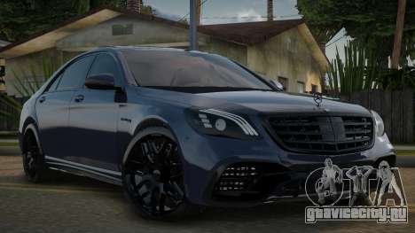 Mercedes-Benz S63 AMG W222 Full Black для GTA San Andreas