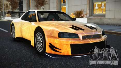 Nissan Skyline R34 YHL S14 для GTA 4