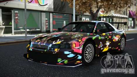 Nissan Skyline R34 YHL S2 для GTA 4