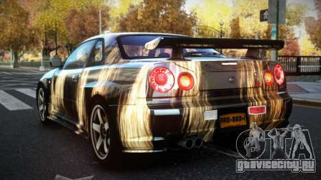 Nissan Skyline R34 JML S14 для GTA 4