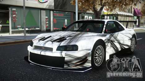 Nissan Skyline R34 YHL S4 для GTA 4