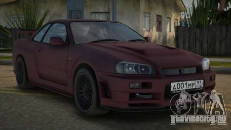 2002 Nissan Skyline R34 для GTA San Andreas