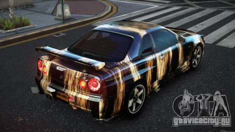 Nissan Skyline R34 JML S14 для GTA 4