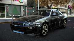 Nissan Skyline R34 JML S8 для GTA 4