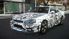 Nissan Skyline R34 JML S1 для GTA 4