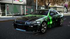 Nissan Skyline R34 JML S10 для GTA 4