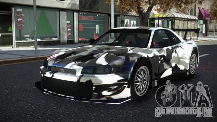 Nissan Skyline R34 YHL S6 для GTA 4