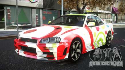 Nissan Skyline R34 JML S2 для GTA 4