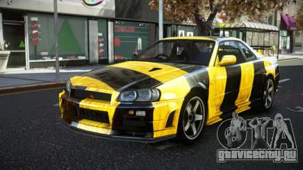 Nissan Skyline R34 JML S13 для GTA 4