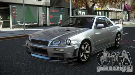 Nissan Skyline R34 JML для GTA 4