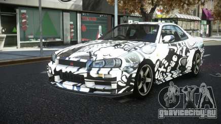 Nissan Skyline R34 JML S4 для GTA 4