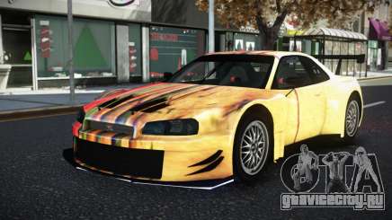 Nissan Skyline R34 YHL S11 для GTA 4