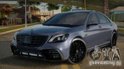 Mercedes-Benz S63 AMG W222 Full Black для GTA San Andreas