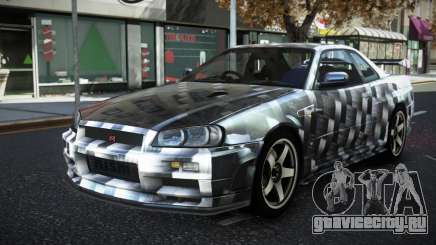 Nissan Skyline R34 JML S12 для GTA 4