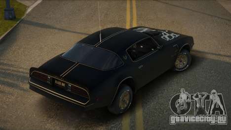 Pontiac Firebird Gortton для GTA San Andreas