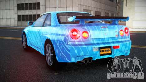 Nissan Skyline R34 Richtiny S7 для GTA 4