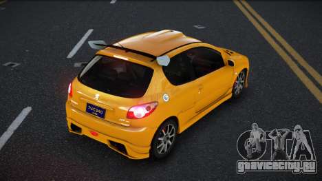 Peugeot 206 Bizjuv для GTA 4