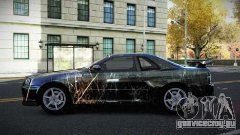 Nissan Skyline R34 Richtiny S8 для GTA 4