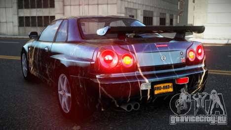 Nissan Skyline R34 Richtiny S8 для GTA 4
