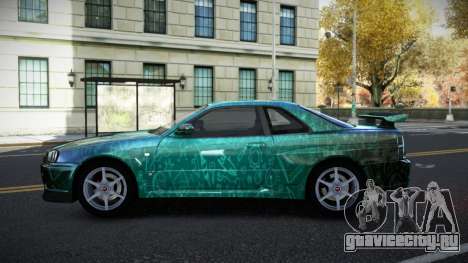 Nissan Skyline R34 Richtiny S5 для GTA 4