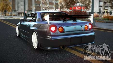 Nissan Skyline R34 Zemzuqo для GTA 4