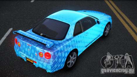 Nissan Skyline R34 Richtiny S7 для GTA 4