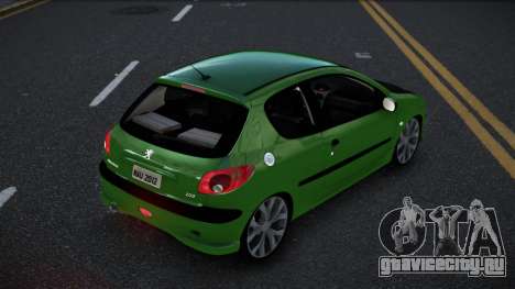 Peugeot 206 Puckuv для GTA 4
