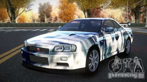Nissan Skyline R34 Richtiny S12 для GTA 4