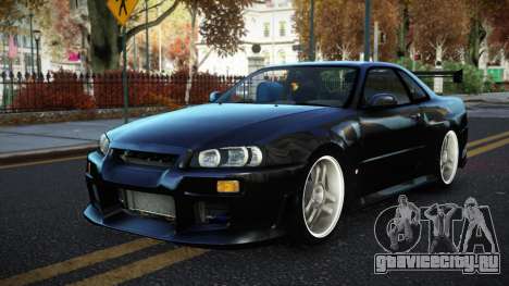 Nissan Skyline R34 Fuvev для GTA 4