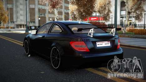 Mercedes-Benz C63 AMG Wecjoziw для GTA 4