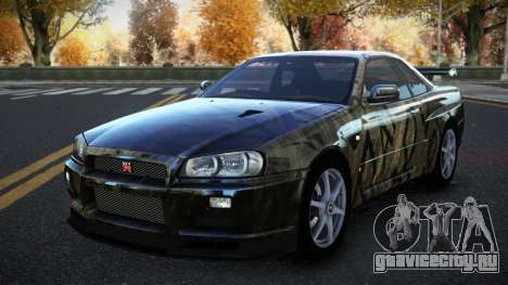Nissan Skyline R34 Richtiny S2 для GTA 4
